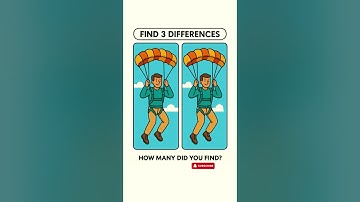 Can YOU Spot the 3 Differences? 👀 #spotthedifference #quiz #findthedifference