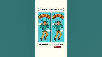 Can YOU Spot the 3 Differences? 👀 #spotthedifference #quiz #findthedifference