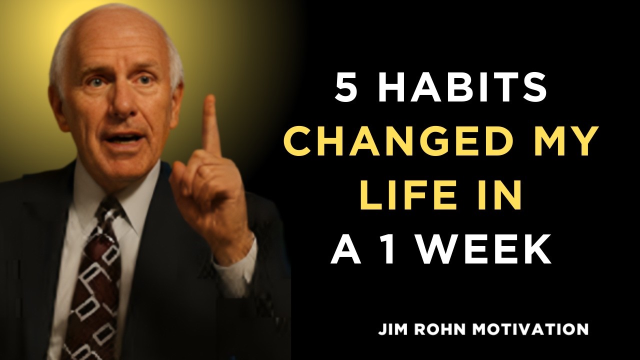 These 5 Habits Changed My Life In a 1 Week