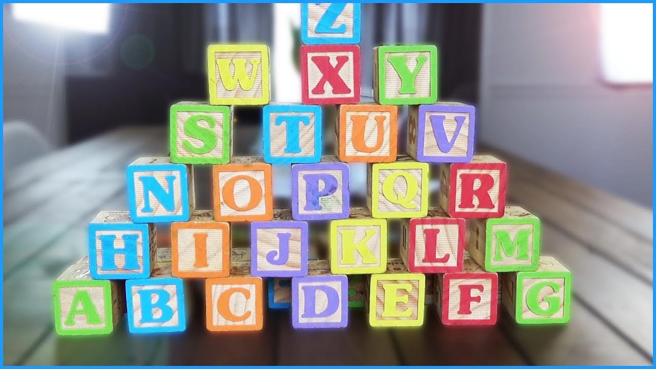 Learning ABC Letter and Phonics using ABC wood Blocks 