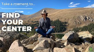 Mindful Meditation for Re-Centering