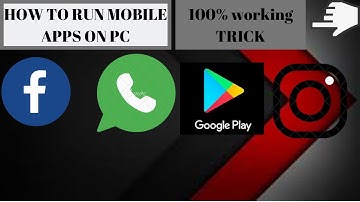 How to use android apps and games on computer/PC (100% working trick)