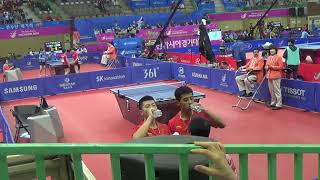张继科 Zhang Jike /马龙 VS. 李廷佑Lee Jung-woo/金珉锡Kim Min-seok 2014 Asian Games Men's Doubles Quarter Final 张继科 Zhang Jike /马龙 VS. 李廷佑Lee Jung-woo/金珉锡Kim Min-seok 2014 Asian Games Men's Doubles Quarter Final