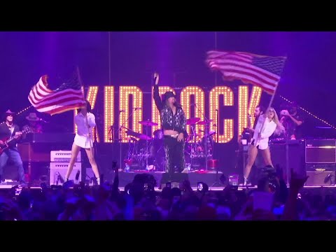 Kid Rock opens Detroit arena amid protest, teases move into politics