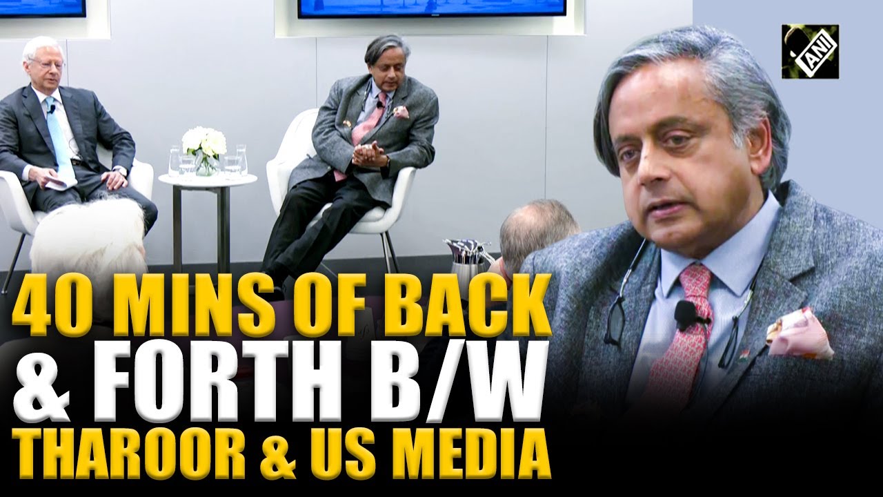“This is about India vs terrorism…” 40 mins of Tharoor taking US media heads on over Op Sindoor