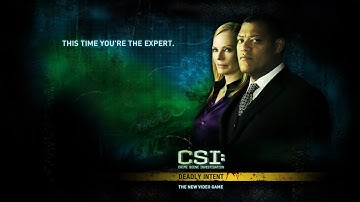 CSI: DEADLY INTENT [Xbox 360] • Game Intro