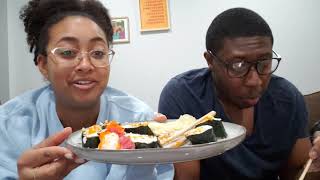 Couple's MUKBANG | Homemade Sushi | ASMR by Grow with Pilar 195 views 3 years ago 14 minutes