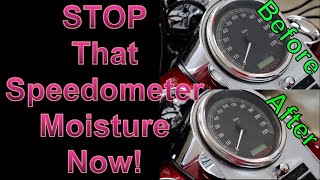 Stop Moisture from getting inside the Harley Davidson Speedometer and remove whats already there!