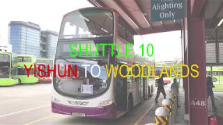 SG5563Y Volvo B9TL Wright (SBS Transit) (Shuttle 10) (Yishun to Woodlands)