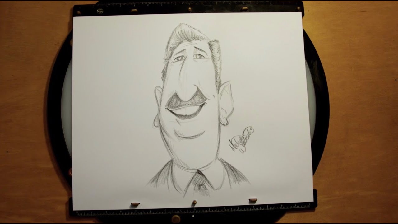 How to Draw a Disney Caricature l #DrawWithDisneyAnimation - YouTube