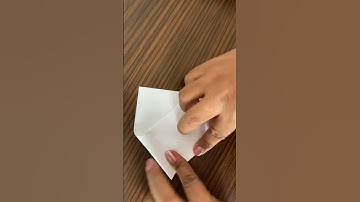 Paper purse making in 1 minute : Easy origami art for kids