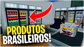 MOD DE MERCADORIA BRASILEIRA E PRIMEIRA GAMEPLAY! - Supermarket Simulator