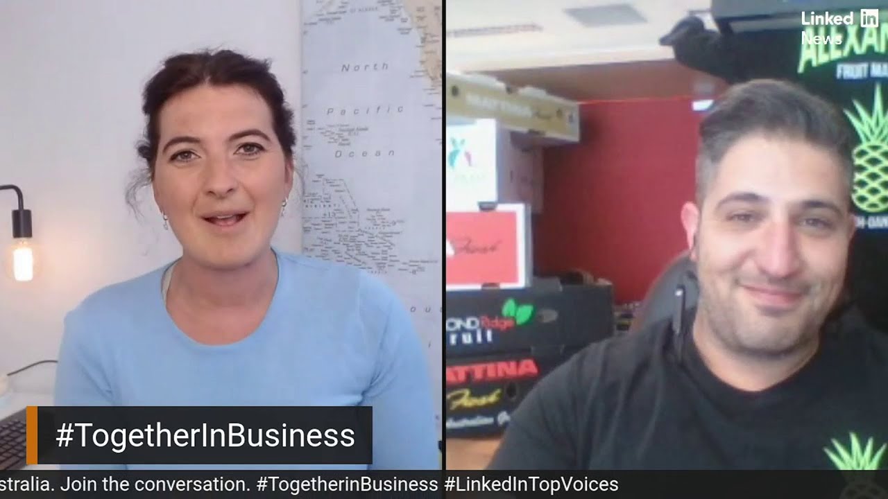 David Zahlan of Alexanders Fruit Market on LinkedIn Live | LinkedIn Top Voices 2020