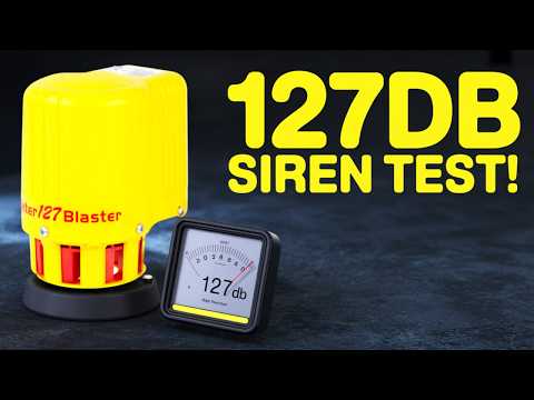 The Master Blaster The Loudest Siren Alarm You Ll Ever Hear 