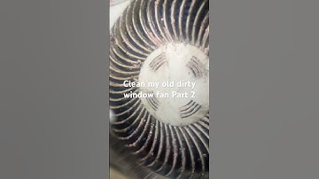 CLEAN MY OLD WINDOW FAN PART 2 #ytshorts #simplefrugalbasic #cleaningasmr #dirtykitchen #dirty
