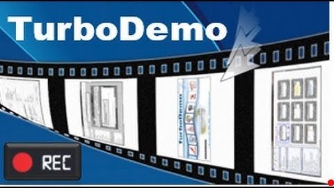 Create trainings, tutorial or presentation video with TurboDemo or ALLCapture screen recorders