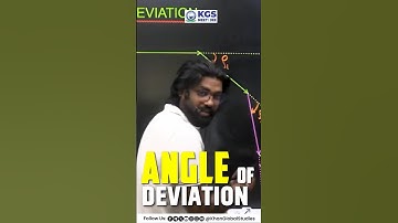 Angle Of Deviation !📚💥 | Best Example With Vikrant Sir 📚💥 #jee2026 #jeepreparationstrategy #kgsjee