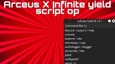Arceus X infinite yield script (pastebin)