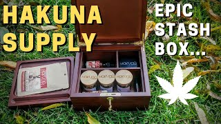 Hakuna Supply Signature Series Stash Box and CBD Products (Unboxing)