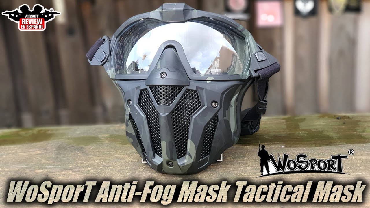 Airsoft Wo Sport Demi-Masque Tactique MA-115 (Tan)