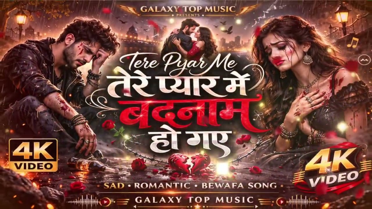 TERE PYAR MEIN BADNAAM HO GAYE 💔 | GALAXY TOP MUSIC OFFICIAL | 4K VIDEO