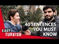 40 sentences you MUST know in Turkish | Super Easy Turkish 4
