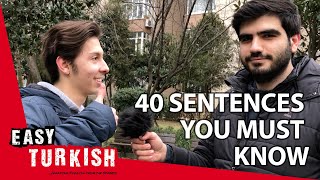 40 sentences you MUST know in Turkish | Super Easy Turkish 4