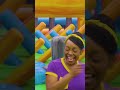 Woah Blippi and Meekah Have a Bouncy House 🟠🔵🟣🟡 #shorts #blippi