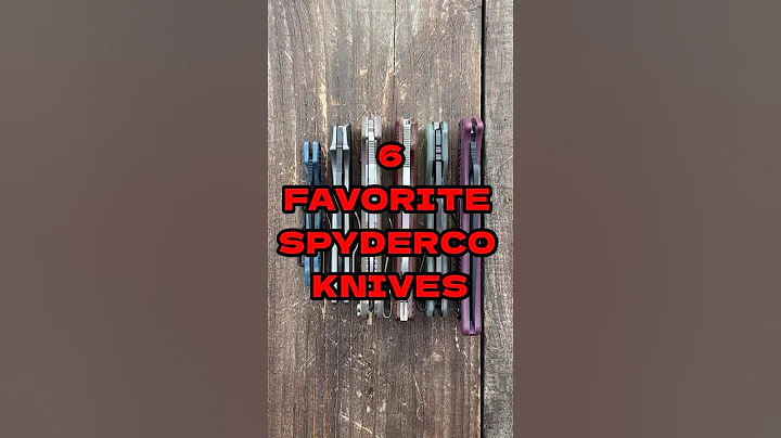 6 Favorite Spyderco Knives #edc #shorts #youtubeshorts #knife #blade