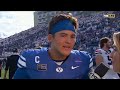 Bear Bachmeier Post-Game Interview after Defeating Arizona | 2026 Monster Energy Big 12 Football