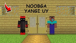 NOOBGA YANGI UY QURIB BERDIM 🏠 NOOBGA UY YOQDIMI 🧐