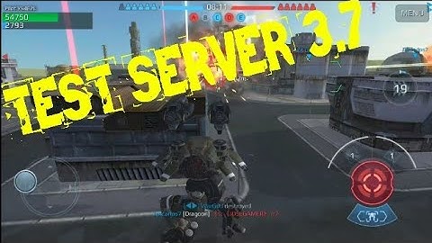 War Robots Test Server 3.7 | New Heavy Weapon Thermite | New Map Bridge