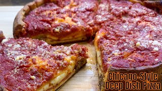 Chicago Style Deep Dish Pizza | Easy to make Recipe