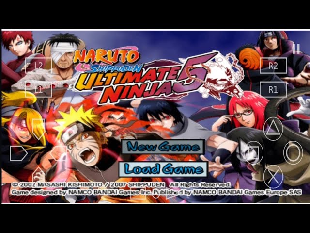 AetherSX2 Emulator - Naruto Ultimate Ninja 5 PS2 on Snapdragon 680