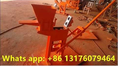 teach you how to change QMR2-40 small manual lego brick machine molds