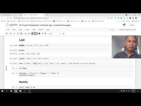 Memulai Python dan Library Numpy, SciPy, Pandas, Matplotlib - YouTube
