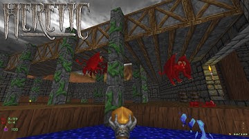 Heretic - E1M1: The Docks | 4K/60