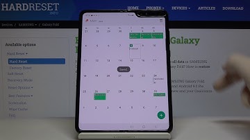 How to Add Event to Calendar in SAMSUNG Galaxy Fold – Set Up Alert