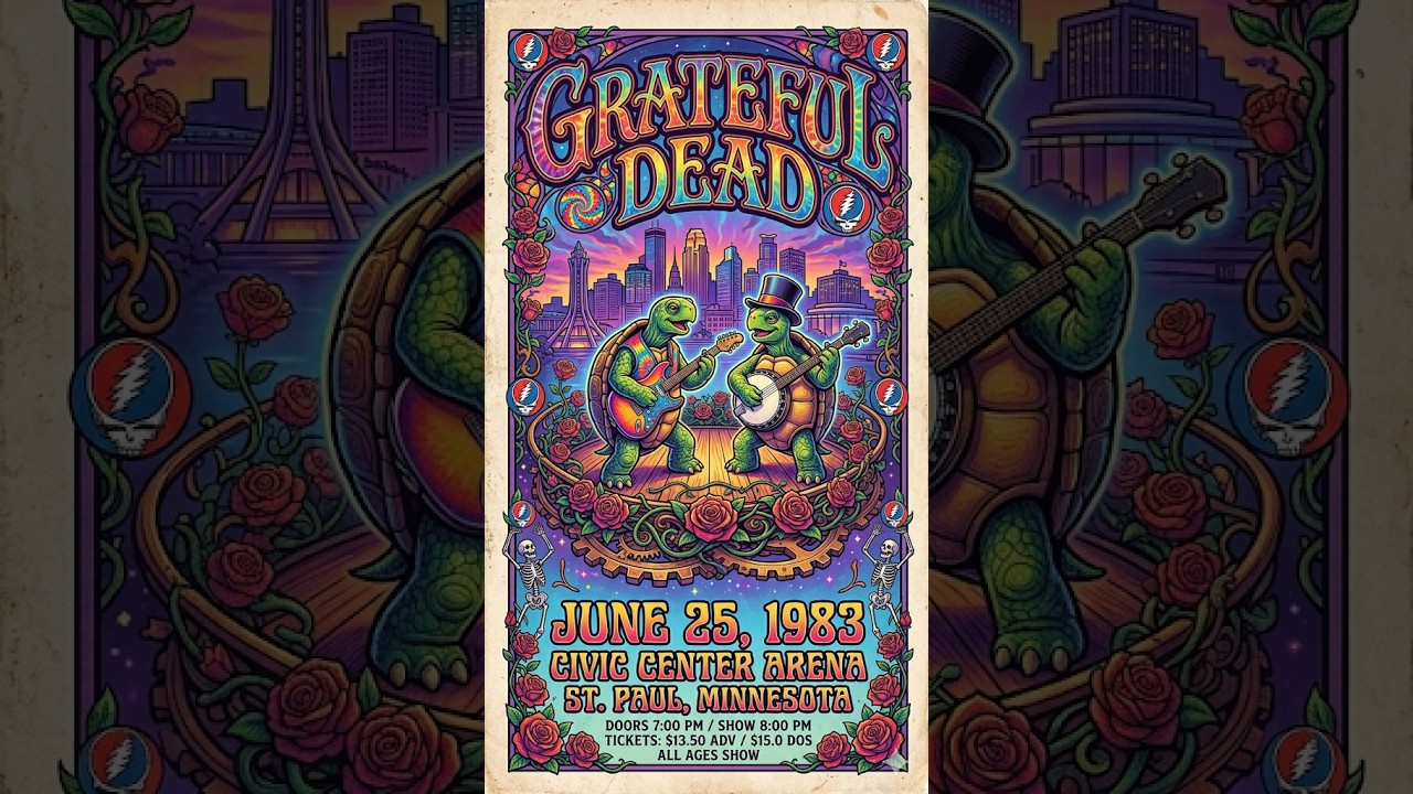 Grateful Dead – 6.25.1983 – Civic Center Arena – St Paul, Minnesota