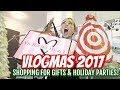 I BUY WAY TOO MUCH STUFF FOR THE HOLIDAYS! | VLOGMAS Day One!