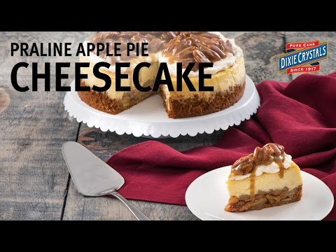 Praline Apple Pie Cheesecake