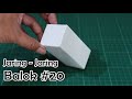 Jaring Jaring Balok #20 | Cara membuat balok dari kertas duplex