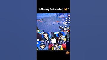 Jonny 1v4 clutch team 8bit #godlike #johnathanislive #jonathan #bmsd #bgmishorts #bgmiclutches