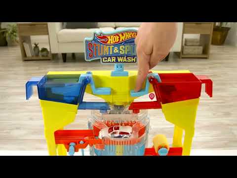Color-changing fun with our NEW Hot Wheels Stunt Splash Car Wash