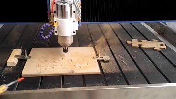 AccTek 1212 cnc router cut on wood test for Ivanov