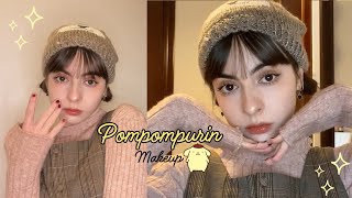 Becoming a Sanrio Character: Pompompurin Makeup look ૮₍´｡ᵔ ꈊ ᵔ｡`₎ა