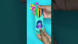 ✨ Easy Diy Pencil Pouch From Paper #diy #craft #papercraft #shorts