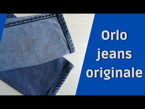Orlo jeasn originale - come accorciare un jeans riportando l'orlo originale