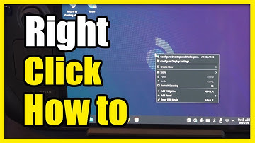 How to Right Click on the Desktop Mode on Steam Deck (Fast Tutorial)