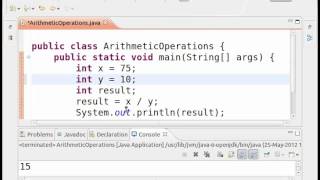 9 Arithmetic Operations English